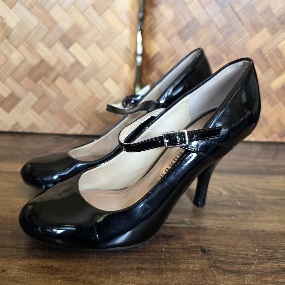 Chinese Laundry Shoes Women's Size 7.5 Black Patent Next To Me Mary Jane Heel